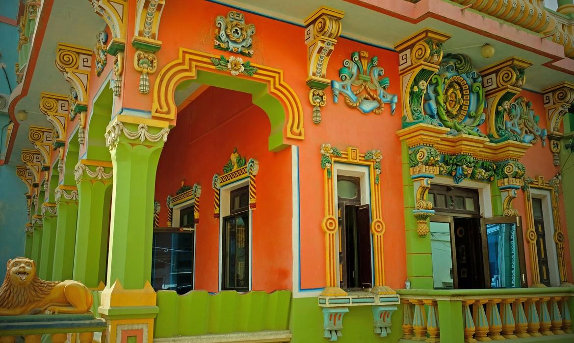 Portuguese colonial style town hall, Diu