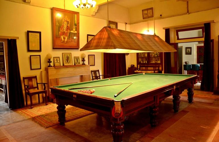 Snooker Room, Bhanwar Vilas Palace