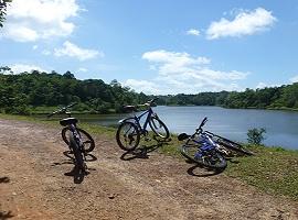 cycling in the countryside around Galle