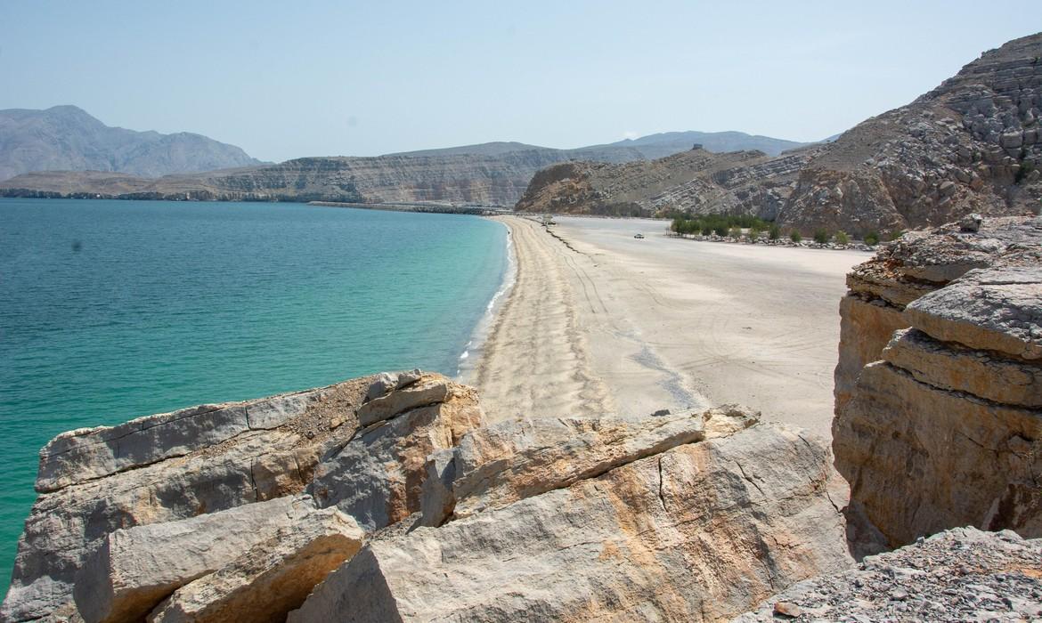 Rocky beach, Musandam