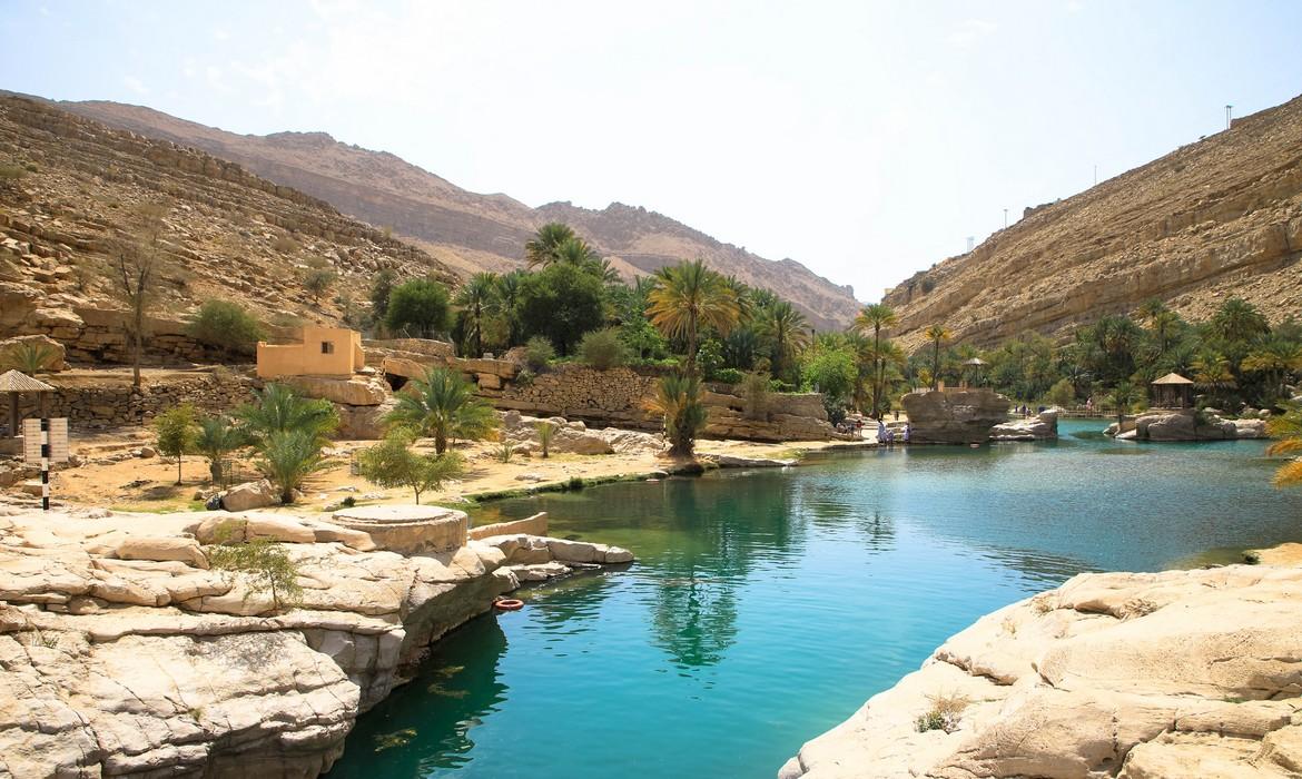Emerald pools, Wadi Bani Khalid
