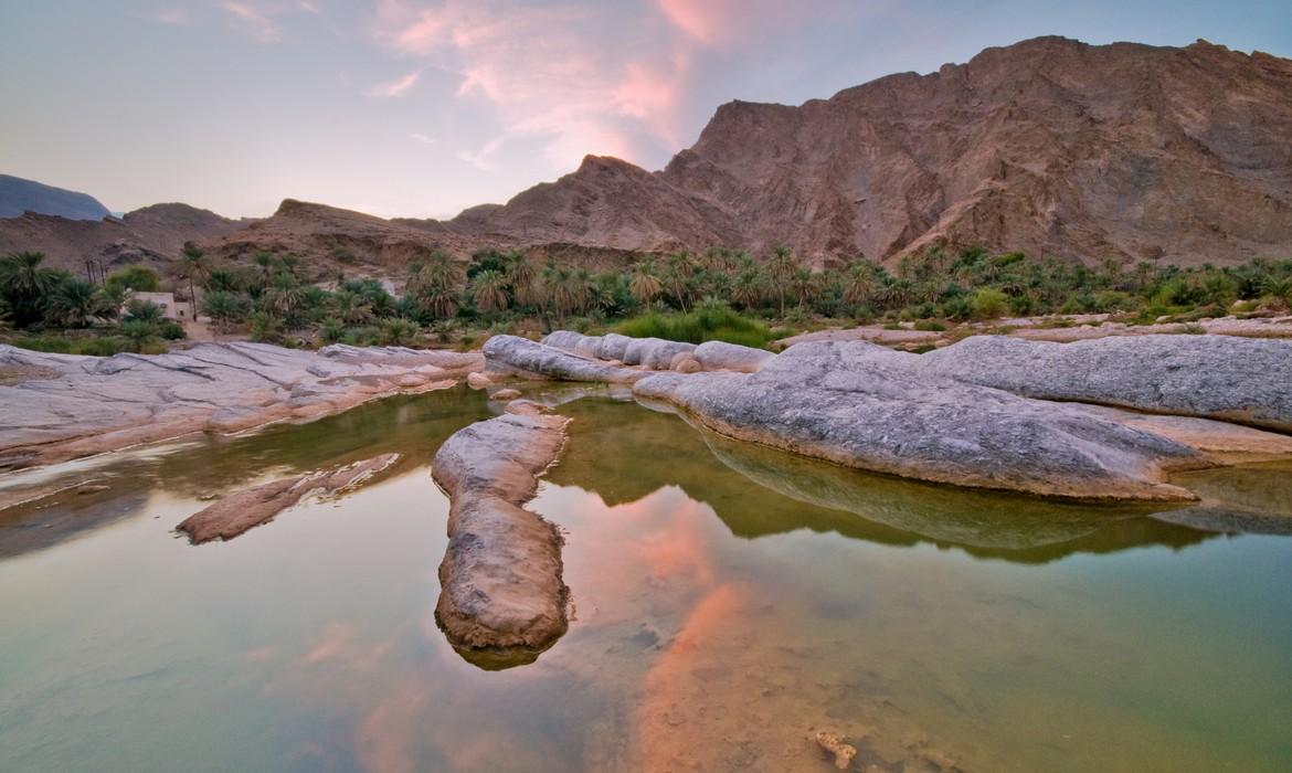 Landscape in Wadi Tiwi 