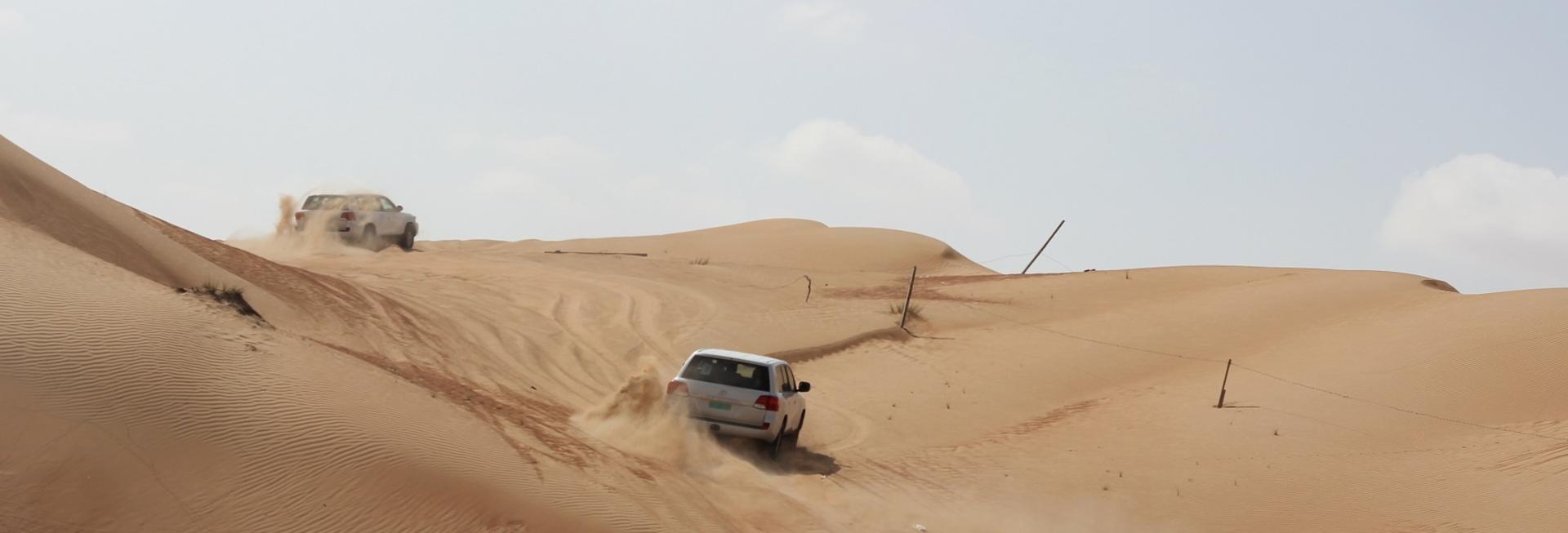 Dune bashing, Wahiba Sands