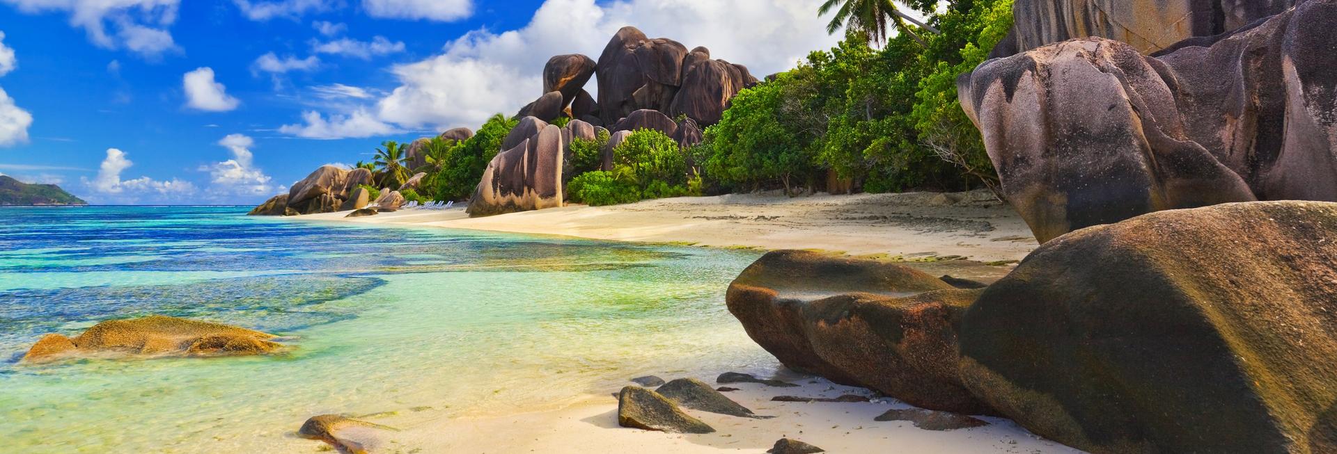 Beach, La Digue
