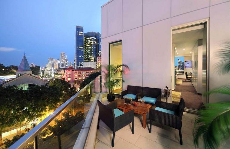Balcony, Regis Room, Park Regis Singapore