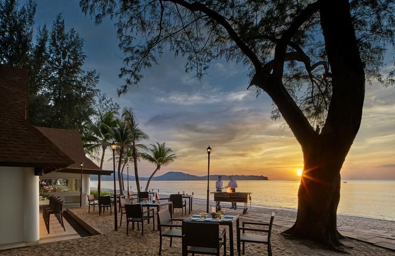 Dining by the beach, Dusit Thani Laguna Phuket