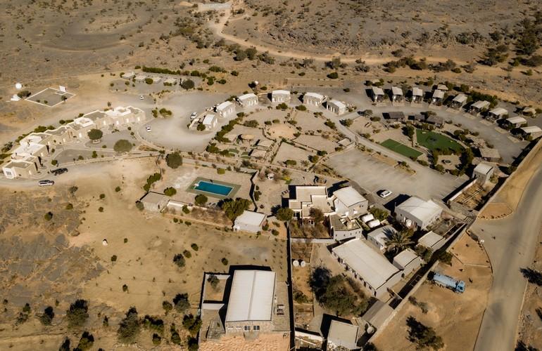 Aerial view, Jebel Shams Resort