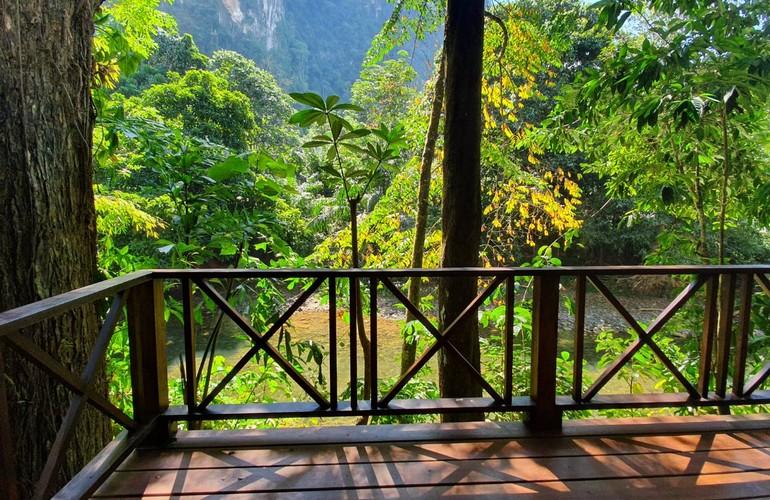 Terrace, River Hut, Our Jungle House