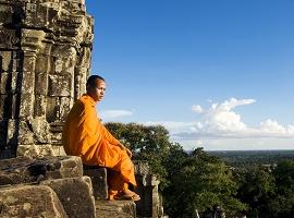 Monk at Angkor Wat