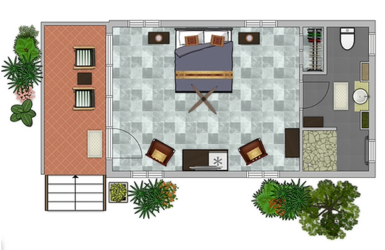 Layout of Two-person Cottage