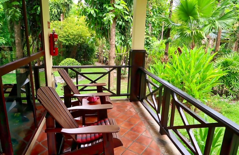 Garden View Balcony