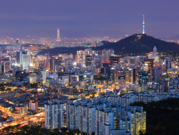 Seoul at night